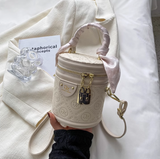 niche fashion cylindrical hand-held shoulder bucket bag messenger bag HZ1024