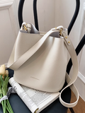 soft leather commuter bucket bag HZ1024