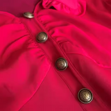 V-neck flying sleeves dress HZ1024