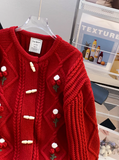 round neck cardigan sweater HZ1024