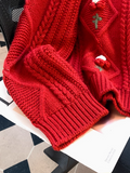 round neck cardigan sweater HZ1024