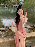 luxury niche sleeveless dress banquet dress HZ1024