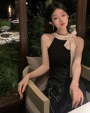 luxury niche sleeveless dress banquet dress HZ1024