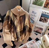 Diamond Tassel Shawl Long Sleeve Cardigan HZ1024