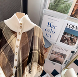 Diamond Tassel Shawl Long Sleeve Cardigan HZ1024
