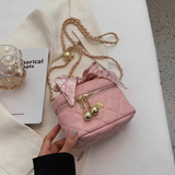 style diamond chain mini square bucket bag HZ1024
