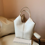 soft leather large capacity shoulder bag commuter tote bag HZ1024