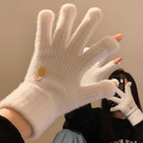 knitted wool touch screen gloves HZ1024