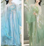 HanFu Fairytale Green Evening Dresses Birthday Prom Dresses HZ1024
