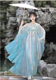 HanFu Fairytale Green Evening Dresses Birthday Prom Dresses HZ1024