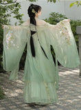 HanFu Fairytale Green Evening Dresses Birthday Prom Dresses HZ1024