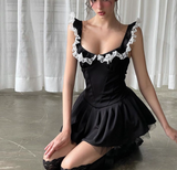 Homecoming Dress A-line Sleeveless Birthday Dresses HZ1024