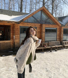 Padded Jacket With Imitation Mink Fur HZ1024