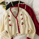 Cardigan Cherry Sweater HZ1024