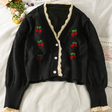 Cardigan Cherry Sweater HZ1024
