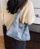 large bag women's new fashion shoulder bag large capacity students tote bag HZ1024