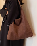 suede fashion large capacity shoulder bag HZ1024