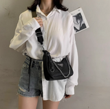 new autumn and winter texture all-match ins niche shoulder messenger bag underarm bag female HZ1024