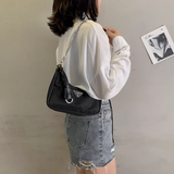 new autumn and winter texture all-match ins niche shoulder messenger bag underarm bag female HZ1024