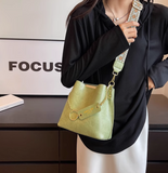 single shoulder bucket bag wide band messenger bag HZ1024