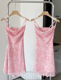 romantic floral suspender dress HZ1024