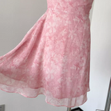 romantic floral suspender dress HZ1024