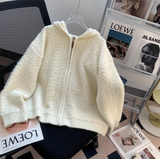zip-up knitted cardigan HZ1024