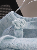 ribbon design knitted sweater HZ1024