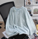 ribbon design knitted sweater HZ1024