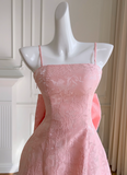 Sweet Spaghetti Strap A-Line Short Prom Dress HZ1024