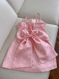 Sweet Spaghetti Strap A-Line Short Prom Dress HZ1024