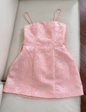 Sweet Spaghetti Strap A-Line Short Prom Dress HZ1024