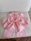 Sweet Spaghetti Strap A-Line Short Prom Dress HZ1024
