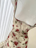red floral sling tea dress HZ1024