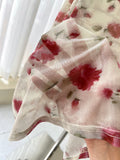 red floral sling tea dress HZ1024