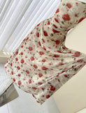red floral sling tea dress HZ1024