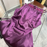 style waist-baring halter neck pleated dress HZ1024