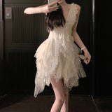 retro lace dress birthday dress HZ1024