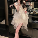retro lace dress birthday dress HZ1024
