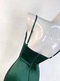 style breast pad high slit suspender dress party dress HZ1024