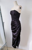 satin hip-hugging birthday dress HZ1024