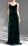 Vintage Velvet French Evening Dress HZ1024