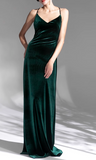 Vintage Velvet French Evening Dress HZ1024