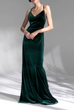 Vintage Velvet French Evening Dress HZ1024