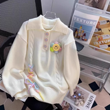 style polo collar cute sweet long sleeve sweater HZ1024