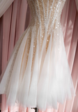 suspender dress tulle sequin party birthday dress HZ1024