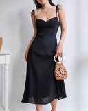 retro suspender tea dress HZ1024