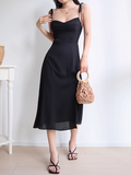 retro suspender tea dress HZ1024