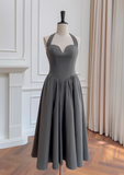 halter neck A-line dress HZ1024