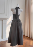 halter neck A-line dress HZ1024